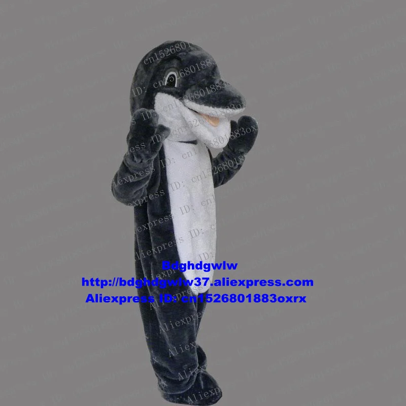 

Grey Dolphin Porpoise Sea Hog Delphinids Whale Cetacean Mascot Costume Character Prevalent Prevailing Planning Promotion zx720