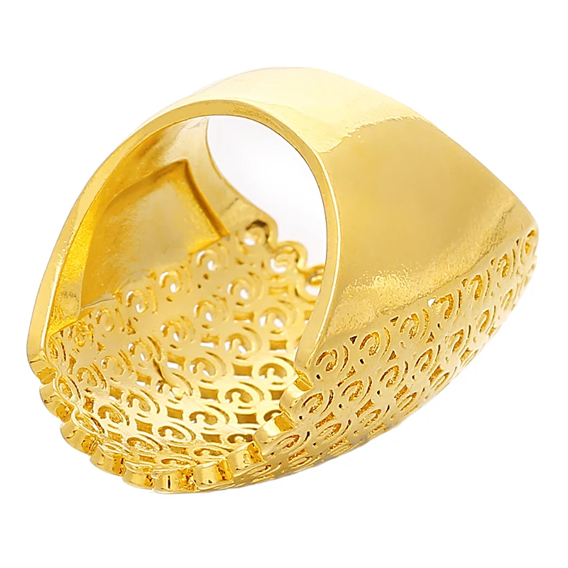 Бижутерия ethlyn африканские винтажные кольца для Унисекс золотого цвета обручальные кольца ювелирные изделия африканские арабские вечерние аксессуары R78