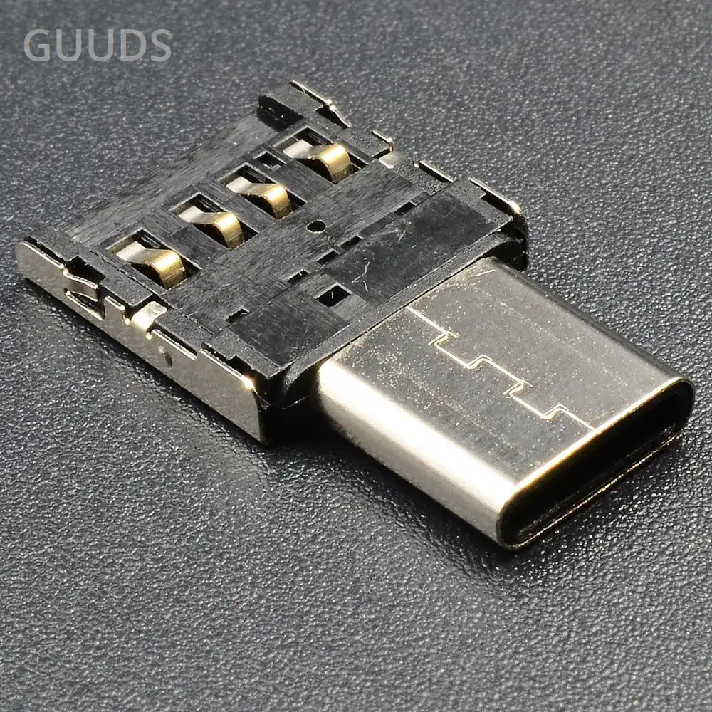 Guuds Ультра маленький Micro usb type-C штекер USB Женский адаптер маленький type-C адаптер типа OTG C OTG разъем type C V8 OTG