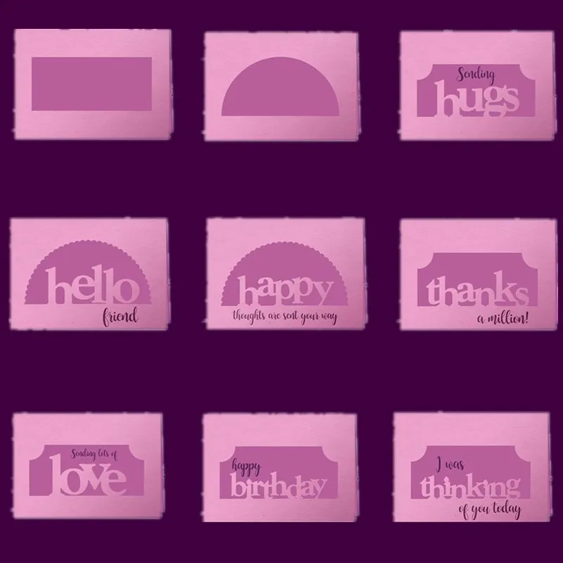 

Arc Frame Hugs Hello Happy Letters Metal Cutting Dies Stencils For DIY Scrapbooking Decoration Embossing Paper craft Die Cut
