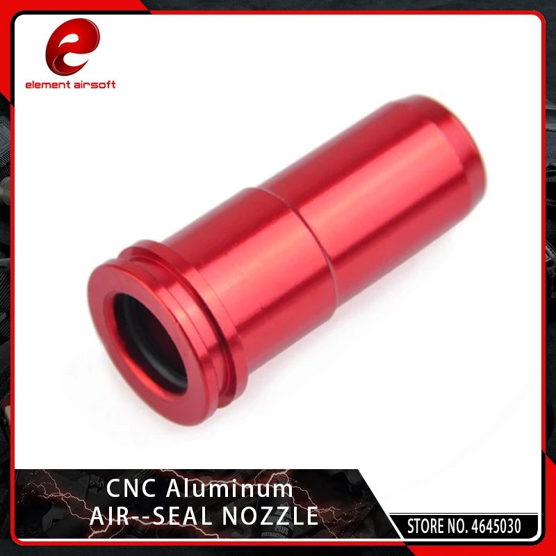 

Element CNC Aluminum O-ring Air Seal M4 Nozzle for G36 G36c M4 M14 AK MP5 Airsoft AEG Shooting Paintball Accessories