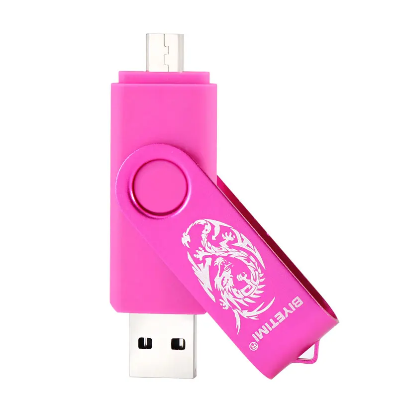 USB флеш-накопитель Biyetimi dragon 4GB 8GB 16GB 32GB 64GB Corlorful OTG Phone Daul Pen Drive Memory USB Stick Флешка флеш-накопитель