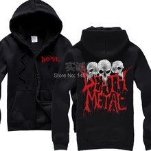 Группа смерти хлопок рок толстовки осень зима брендовая куртка рубашка Череп Панк Смерти темный металл