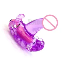 Silicone Stimulation G-Spot Butterfly Vibrating Dildo Anal Plug Vibrator Sexual Orgasm Anal Massager Sex Toy For Adult
