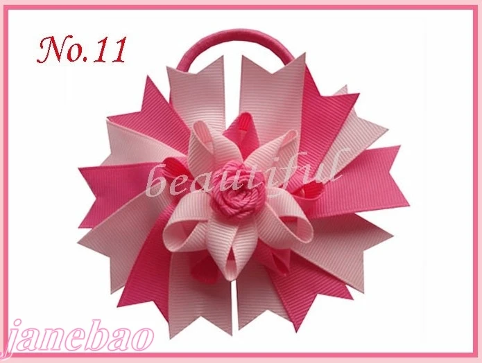 

free shipping 30pcs 4.5" Novel Swallowtail Nest Hair Bows funky hair bows hair bow holders