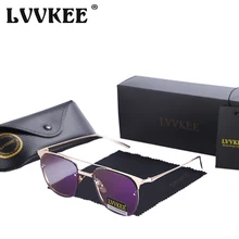 LVVKEE Moda Señoras del diseño de Marca sin montura gafas de sol de Las Mujeres UV400 Marco de Metal Retro gafas de Sol gafas de sol feminino