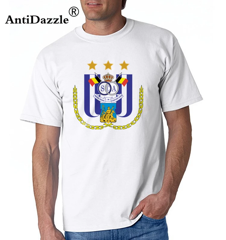 

Antidazzle Anderlecht T-Shirt Lukasz Teodorczyk Youri Tielemans printing Short Sleeve Anciana Fans Club Cotton tshirt Tops