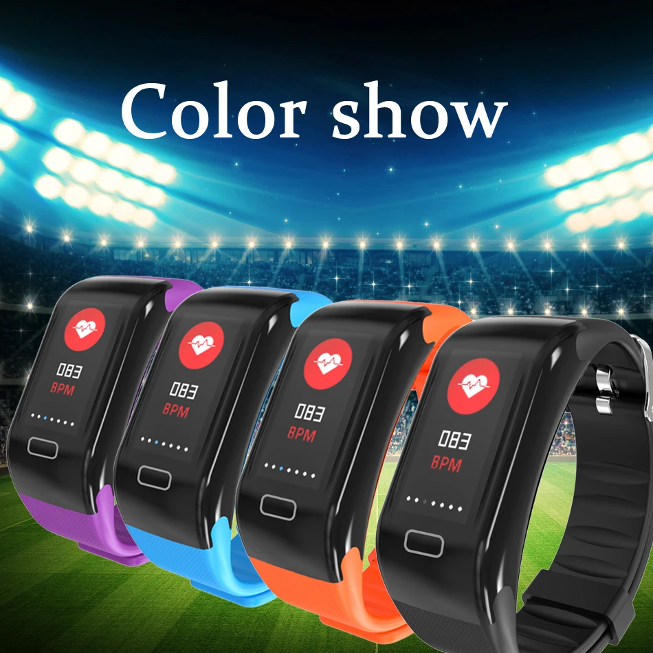 

New Smart Band Touch Screen Waterproof Heart Rate Wristbands Fitness Tracker Heart Rate Monitor Bracelet For Android