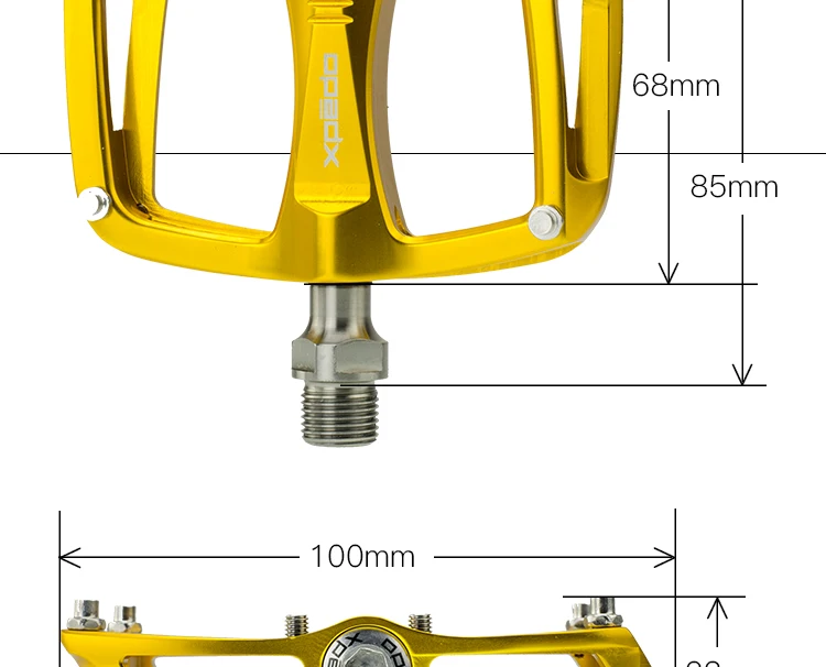 Wellgo xpedo C260 MTB дорожный подшипник герметичная алюминиевая платформа Педали 195 г/пара педали с титановым шпинделем