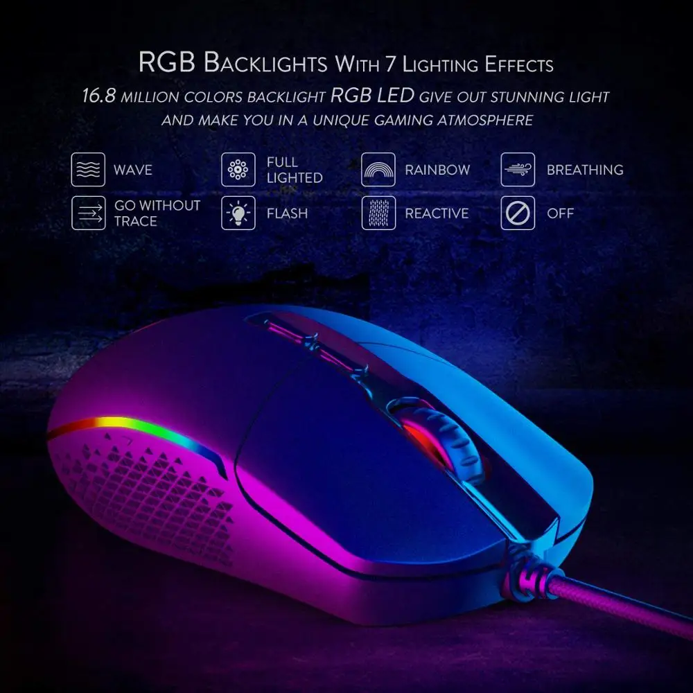Мышь игровая оптическая Redragon M719 10000 DPI 7 программируемых кнопок|Мыши| |