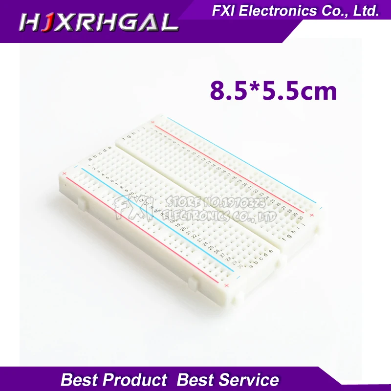 

1PCS 400 Points Solderless Bread Board igmopnrq Breadboard PCB 8.5*5.5cm Test Board