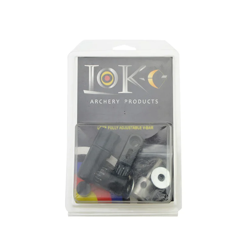 1pc Archery V Bar Adjustable Single Sided V Bar Damper Shock Absorption Stabilizer Compound Bow Shooting Hunting Accessories