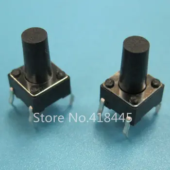 

Tact switch 6x6 1000PCS TS6615FDRH push button switch Tact Switch 6x6x15 DIP RoHS High Quality 260gf