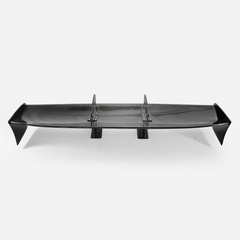 Voltex Style Universal Swan Neck GT Spoiler 1600mm x 300mm height (No Drill hole on the leg stand) CF(7)