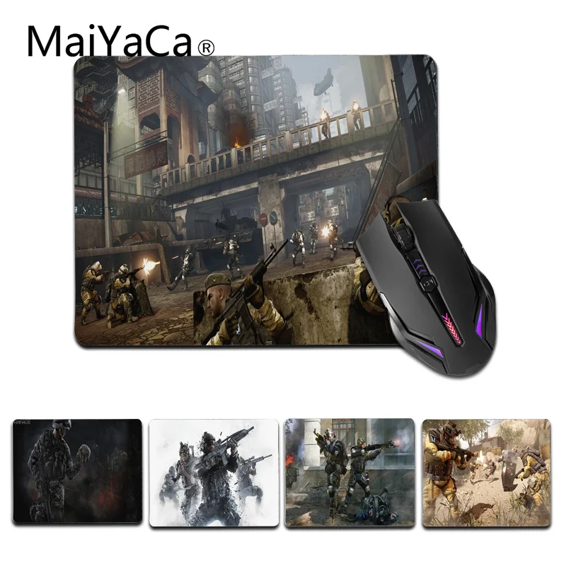 MaiYaCa Warface время индивидуальные ноутбук игровой маленький коврик для мыши Размеры