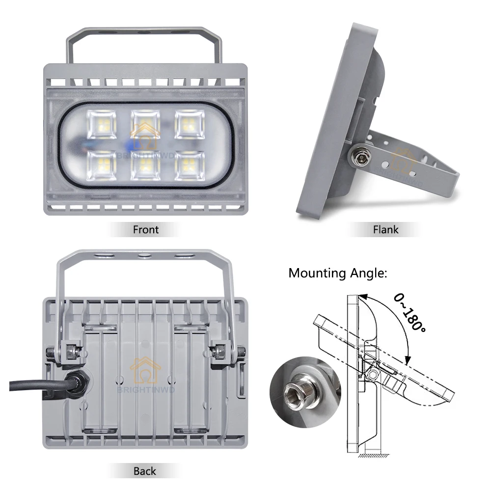 

Focos LED 220V Exterior 20W 30W 50W Ultra-thin LED Reflector Flood Light Waterproof IP66 Outdoor LED FloodLight Garden Lamp