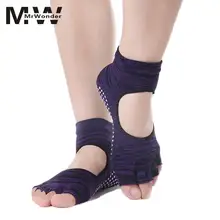 1 пара нескользящих носков для женщин и мужчин, Нескользящие впитывающие пот танцевальные носки из чистого хлопка, один размер SAN0