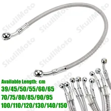 Tuyau de frein tressé en acier inoxydable pour moto, Kits tressés, hydraulique, renforcé, adapté pour vtt et Pit Bike