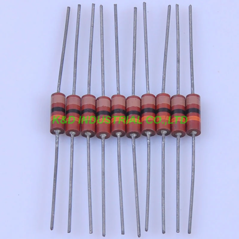 

10pcs Carbon Composition vintage Resistor 0.5W 10K 0.33ohm 5 %