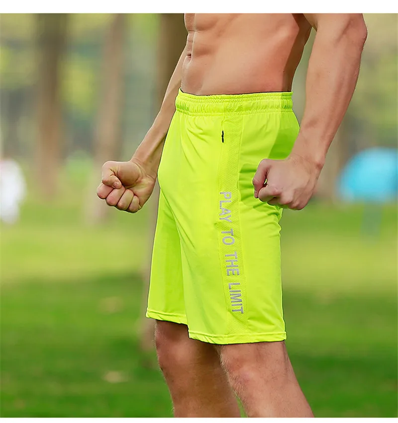 Мужские спортивные шорты для бега, быстросохнущие шорты для бега на молнии, с карманами для телефона, для тренировок, занятий спортом, для спортзала, шорты размера плюс