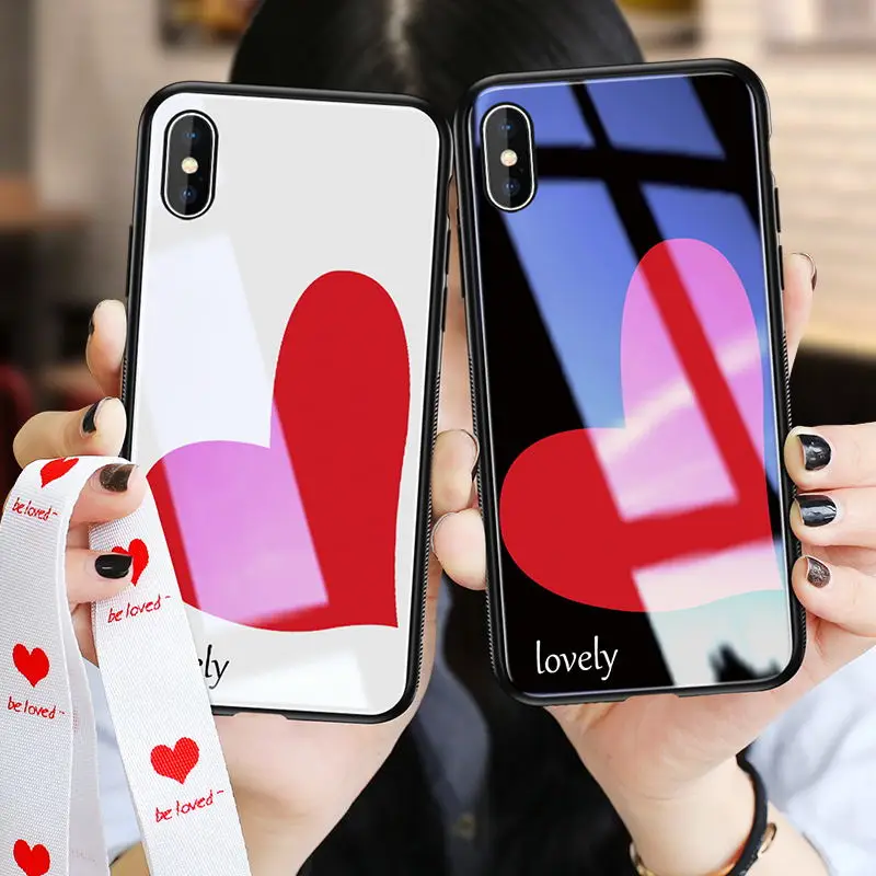 Чехол VPOWER из закаленного стекла для iPhone X XS Max 6d взрывозащищенный стеклянный чехол
