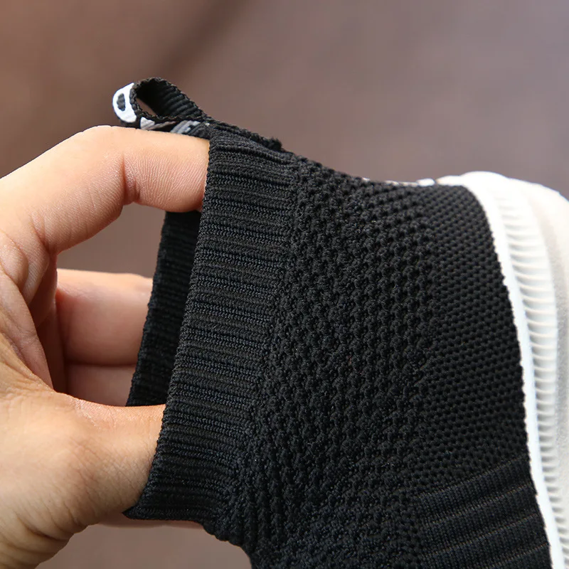 2018 Baby Girl Boy Snow Boots Children Winter Boots Warm Plush Kids Outdoor Boots High Quality Sports Knitted Socks Shoes