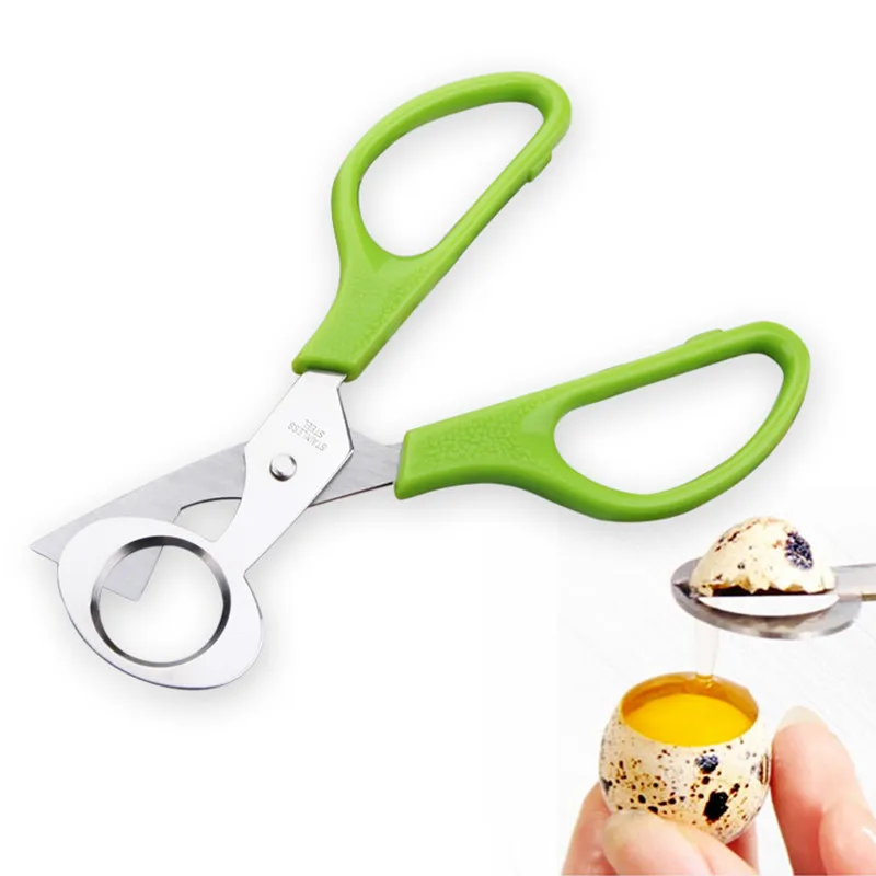 

Novelty stainless steel quail egg shell scissors opener bird egg shell opener scissors for kitchen cooking tools