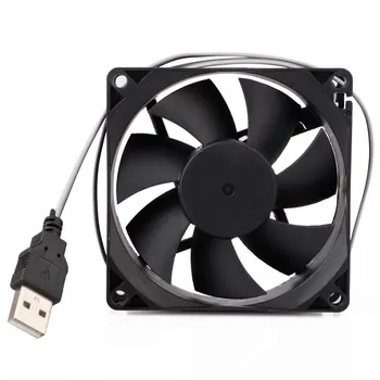 

5V 80mm Computer Fan Portable USB Cooler Small PC CPU Cooling Computer Components Cooling Accessories Low Noise