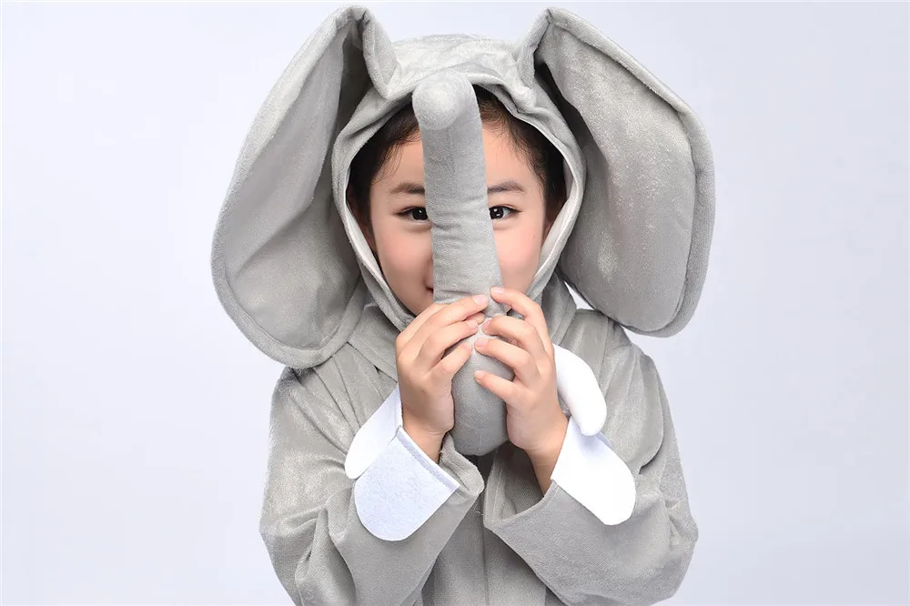 Bayby Elephant Costume Kids Animal Elephant Costume For Children Animal Costume Jumpsuit Headwear Halloween Costumes For Kids