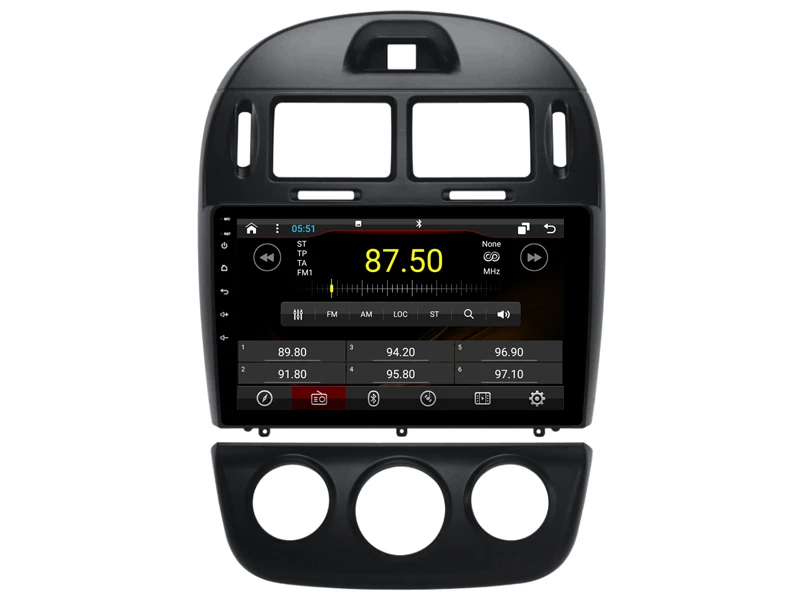 Discount Elanmey top equipped 8 core+64G rom android 8.1 car radio for KIA CRERATO(Manual-Aircondition) 2017 Auto AC HU DSP Gps head unit 2