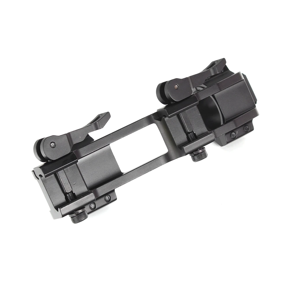 ohhunt QD 1 inch 30mm Rings Integral Hunting Scope Mount Picatinny Rail Ar15 Ak 47 Bracket for Optical Sight with Bubble Level (5)