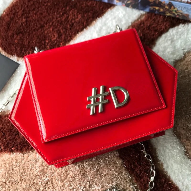 

Fashion Red Bags Simple Small Bag Women's Designer Handbag 2019 High-quality Real Leather Chain Mobile Phone Messenger Bag Bolsa