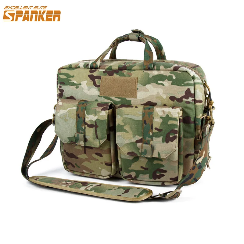 

EXCELLENT ELITE SPANKER Outdoor Men's Tactical MOLLE Shoulder Bag Military Army Nylon Briefcase Hunting Travel Messenger Bag
