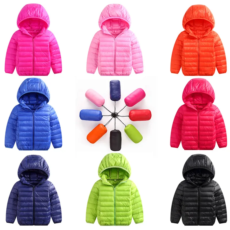 

Kids Winter Down Jacket Boys Parka Hooded Girls Duck Down Coats Cotton Children Snowsuit Jacket Toddler Outerwear Baby Clothes