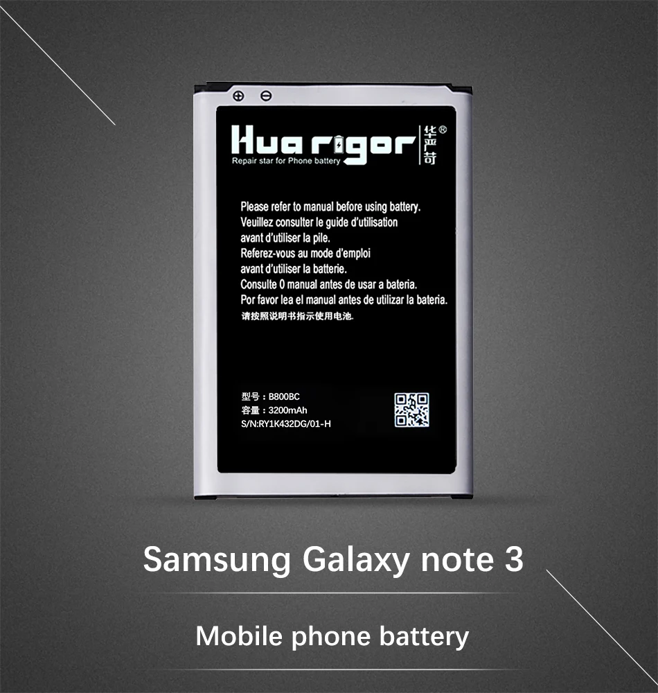 B800BE Battery For Samsung Galaxy Note 3 N9000 N9006 N9005 N9009 NFC Batteries For Battery Galaxy Note 3 3200mAh Bateria (1)