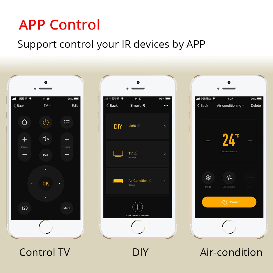 Controle de Eco para o Ventilador Ventilador de Ar condicionado Alexa Zemismart Ponte ir Google Casa de Ar condicionado tv Universal Controle Remoto Infravermelho - Image 2