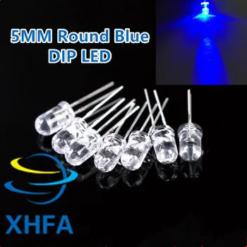 

Lot Of 1000 Pcs led 5mm Round Blue LED Diodes Super Bright Bulb Panel Board Lamp Light Free Shipping F5 LED 470-475nm led blue