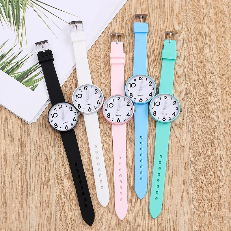 New Silicone Wrist Watch Women Watches Ladies Top Fashion Quartz Wristwatch For Woman Clock Female Hours Relog Montre Femme D45