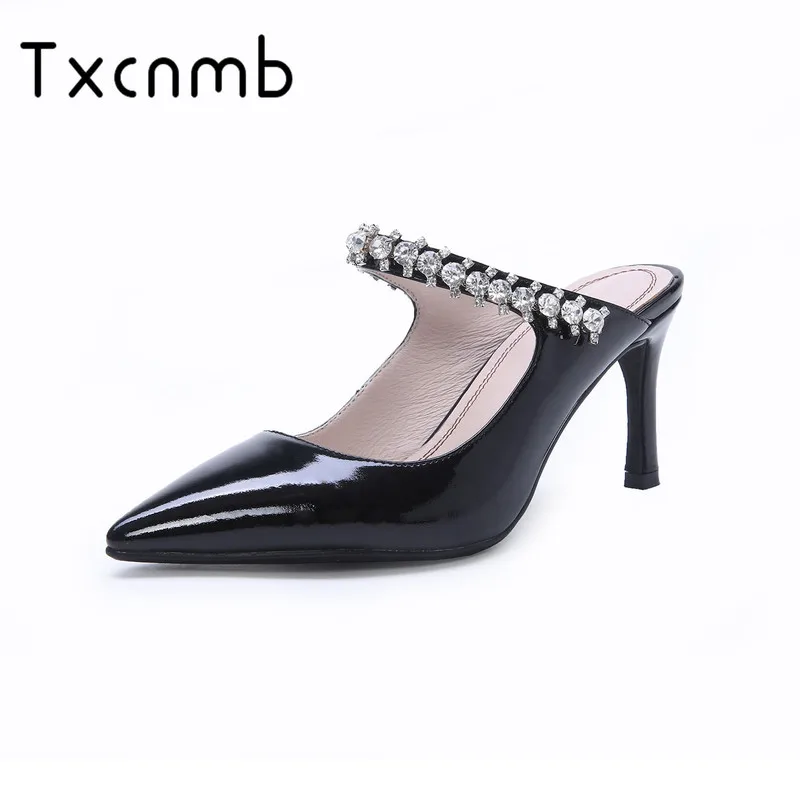 

TXCNMB 2019 new Gladiator Women Sandals Crystal High Heels Wedding Prom Shoes Woman Fashion Summer Ladies Pumps Female Sandal