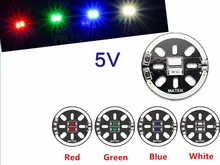 2pcs lot LED X2 5V Motor Mount light for 1806 2204 2206 Multicopters Drone Red Blue
