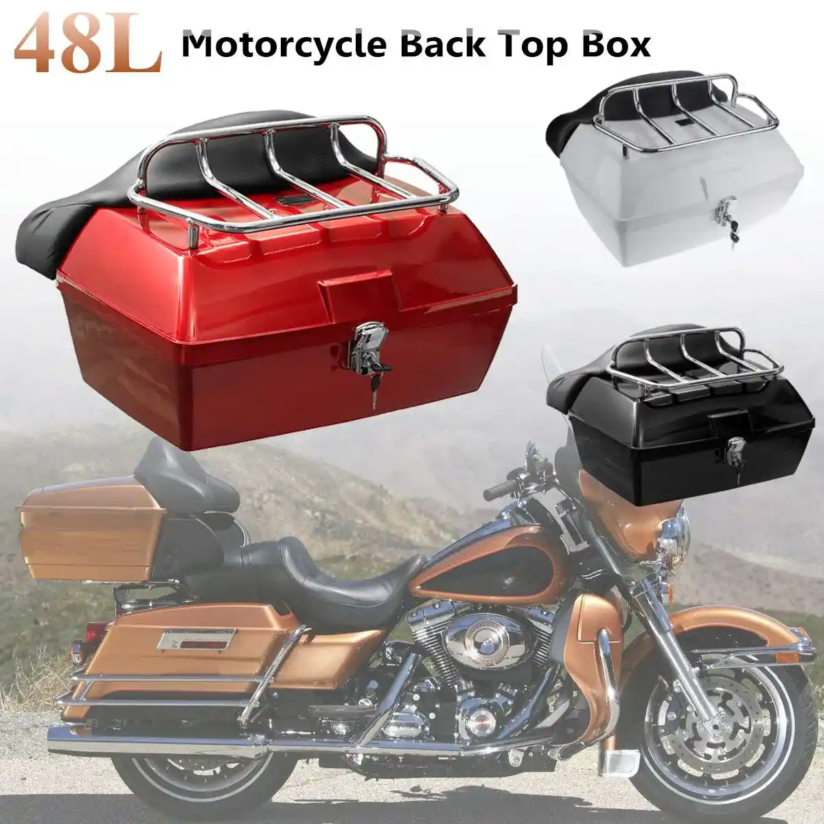 universal motorcycle trunk