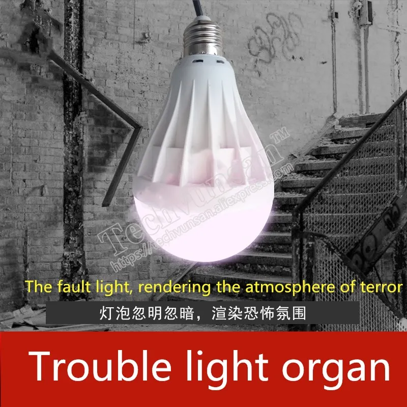 

Secret room escape prop office Malfunction light bulb Horrible light bulb Voltage instability