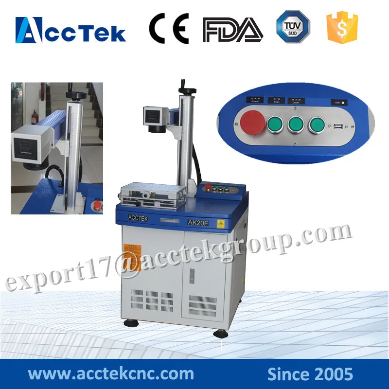 High precision AccTek engraver marking machinery laser marker price