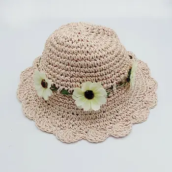 

Children Straw Sunhat Breathable Summer Hat