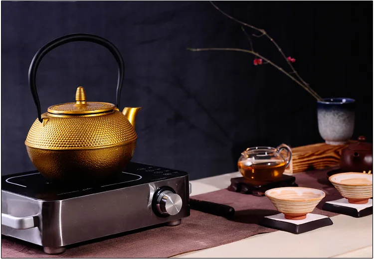 Китайский медный чайник, чай, украшения для домашних животных, мини чугунный горшок, маленький горшок из золота, дешевый кунг-фу чай для домашних животных, 50 мл