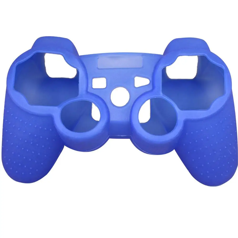 Blueloong мягкий Противоскользящий силиконовый резиновый чехол для sony playstation Dualshock 3 PS3 аксессуары для игрового контроллера - Цвет: Золотой