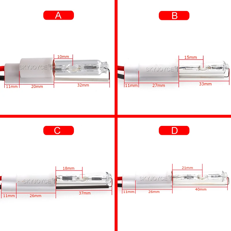SKYJOYCE 2 шт. hid лампа мини-проектор лампа hid светильник 35 Вт 4300 К 5000 К 8000 К 6000 К 3000 К hid проектор головной светильник лампа