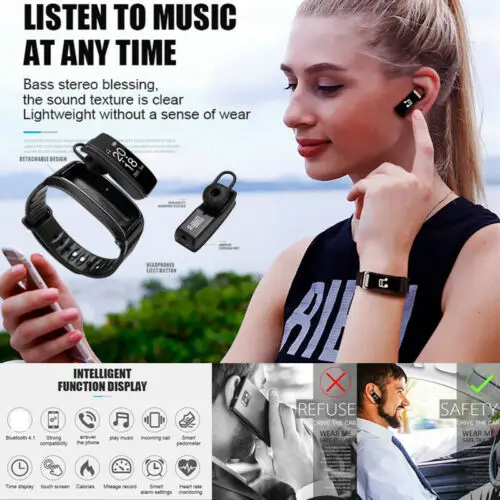 0 96 дюймовый oled экран смарт браслет Bluetooth Смарт часы спортивный Браслет фитнес