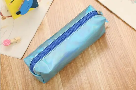 1pcs Color Pencil Case Student Stationery Novelty Korean Bags High Capacity Pencil Pouch Cute Stationery Pen Bag School Supplies