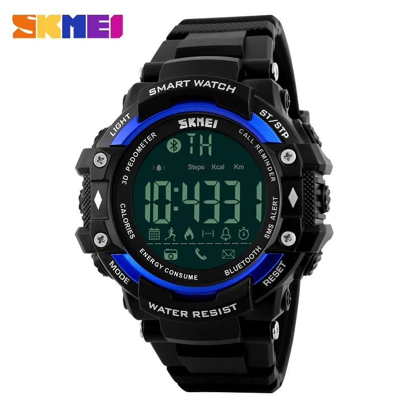 

SKMEI Smart Watches Men Outdoor Sports Watches Pedometer Calorie Bluetooth Fitness Tracker Waterproof Smart Watches Wristwatches